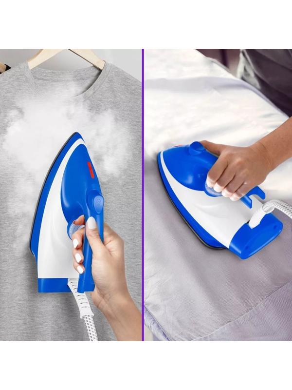 Отпариватель Kitfort КТ-9135-3, напольный, 2000 Вт, 1200 мл, 35 г/мин,утюжок, бело-синий