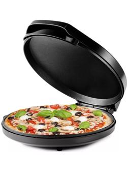 Пиццамейкер Kitfort КТ-1681, 1450 Вт, 60-230°С, антипригарное покрытие, чёрный