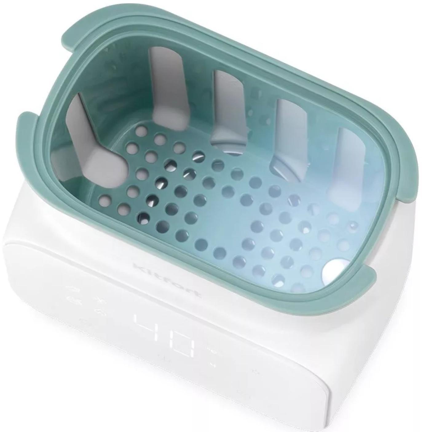 Подогреватель-стерилизатор бутылочек Kitfort КТ-2321, 500 Вт, бело-зелёный