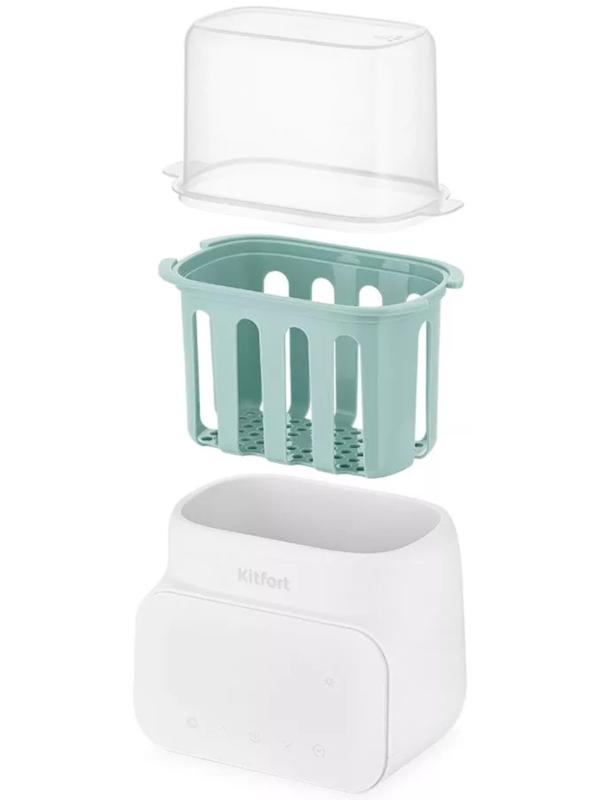 Подогреватель-стерилизатор бутылочек Kitfort КТ-2321, 500 Вт, бело-зелёный