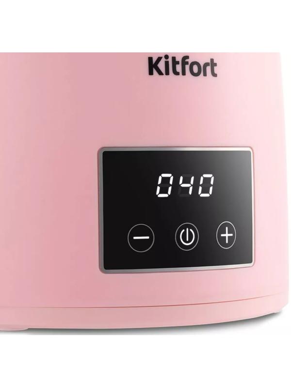 Воскоплав Kitfort КТ-3150, баночный, 100 Вт, 400 мл, розовый