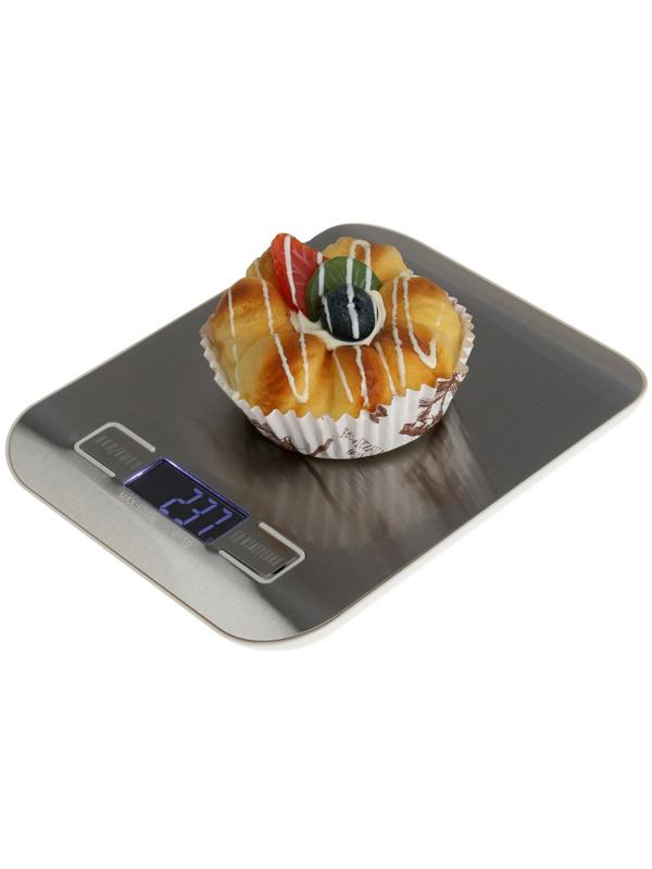 Весы кухонные  LuazON LVE-028, электронные, до 5 кг, металл
