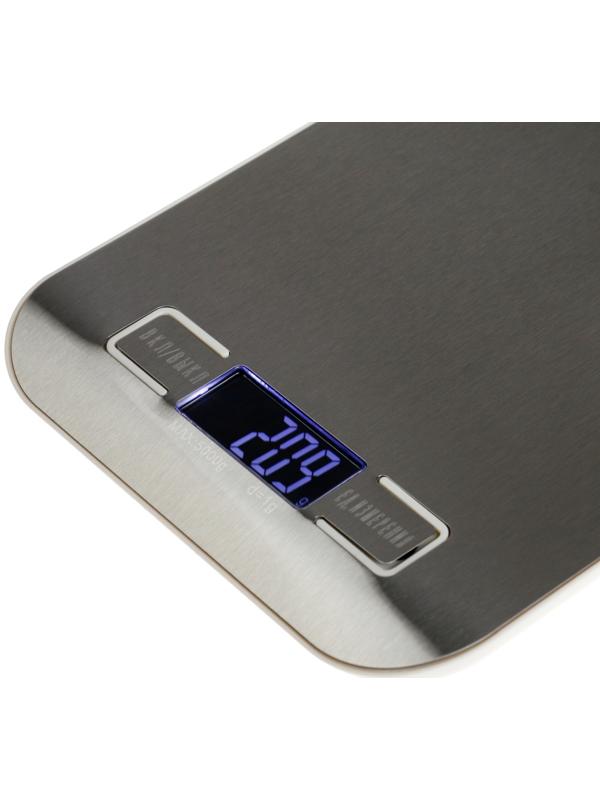 Весы кухонные  LuazON LVE-028, электронные, до 5 кг, металл