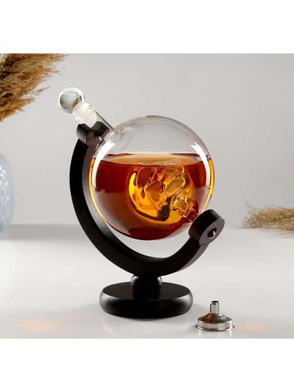 Штоф Череп, на подставке, 800 мл