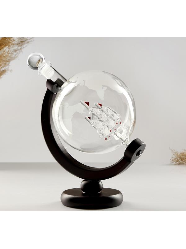 Мини-Бар Путешествия, на 2 персоны, штоф - 1000 мл, бокалы - 340 мл