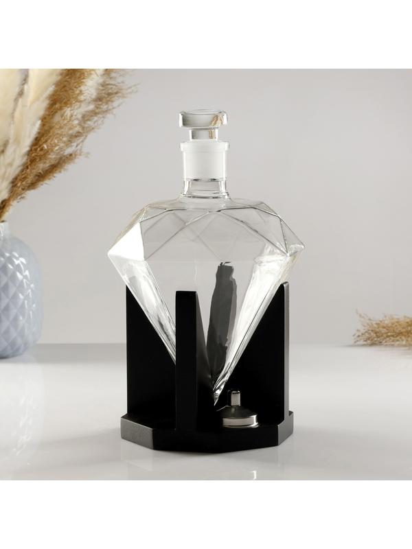 Штоф Рубин, на подставке, 850 мл