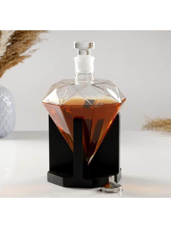 Штоф Рубин, на подставке, 850 мл