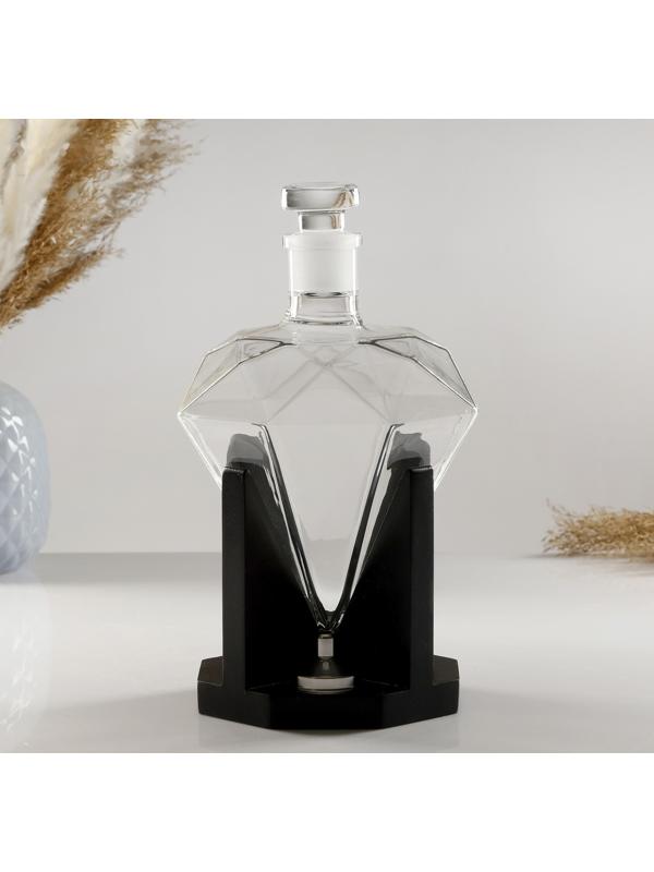 Штоф Рубин, на подставке, 850 мл