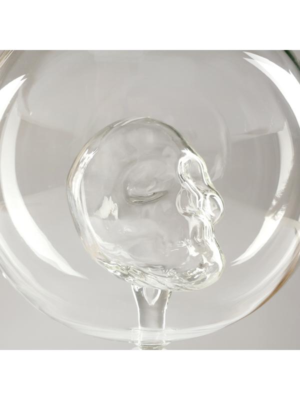 Мини-Бар Череп, на подставке, на 2 персоны, штоф - 850 мл, бокалы - 80 мл