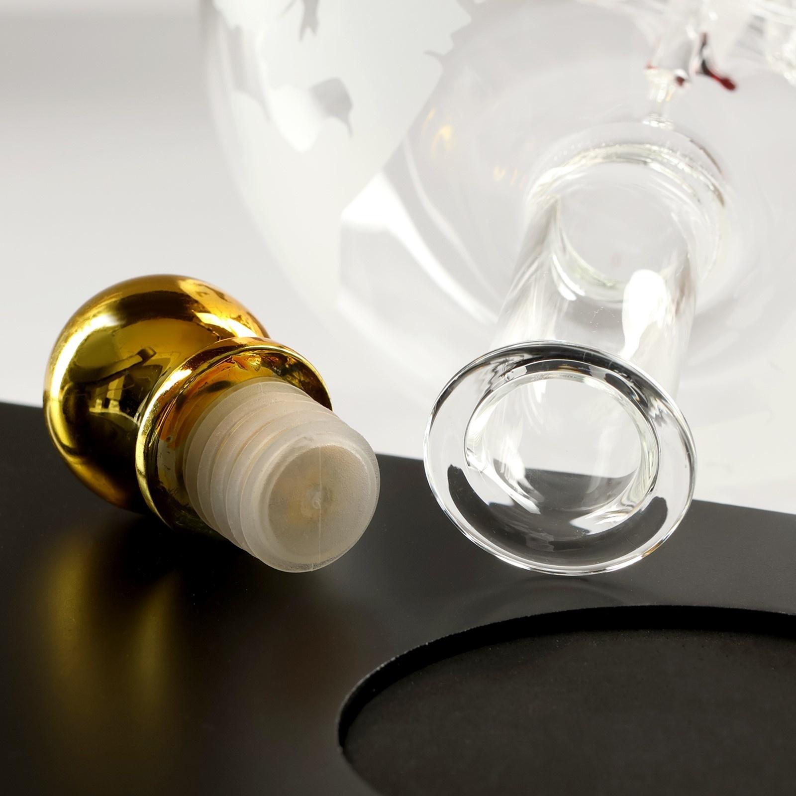 Мини-Бар Путешествия, на подставке, на 2 персоны, штоф - 930 мл, бокалы - 330 мл