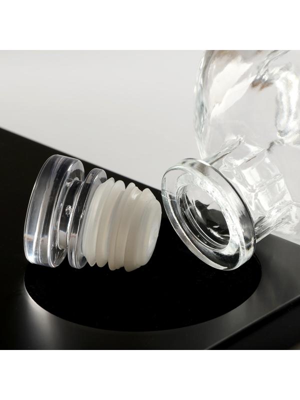 Мини-Бар Череп, на подставке, на 4 персоны, штоф - 750 мл, бокалы - 130 мл