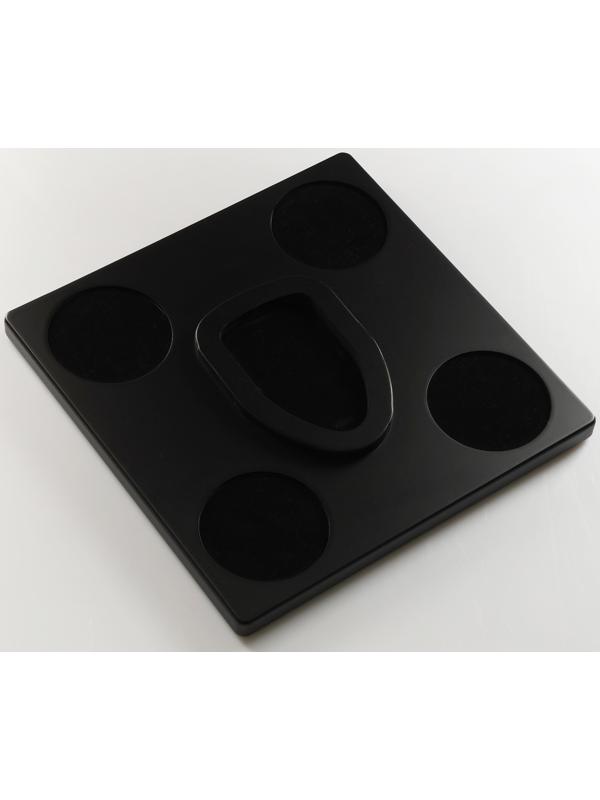 Мини-Бар Череп, на подставке, на 4 персоны, штоф - 750 мл, бокалы - 130 мл