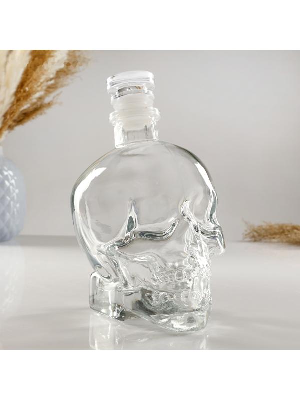 Мини-Бар Череп, на подставке, на 4 персоны, штоф - 750 мл, бокалы - 130 мл