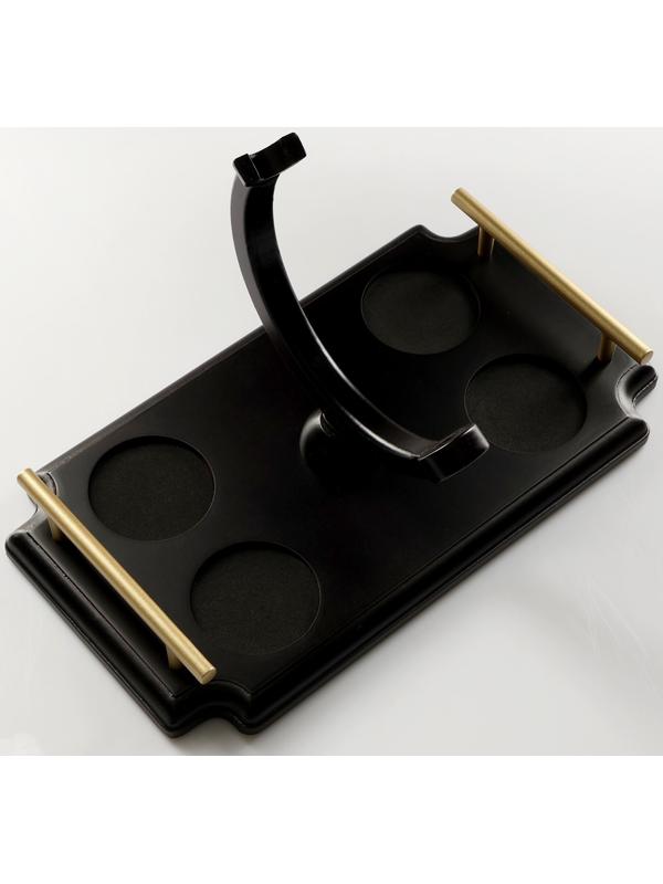 Мини-Бар Путешествия, на подносе, на 4 персоны, штоф - 930 мл, бокалы - 300 мл