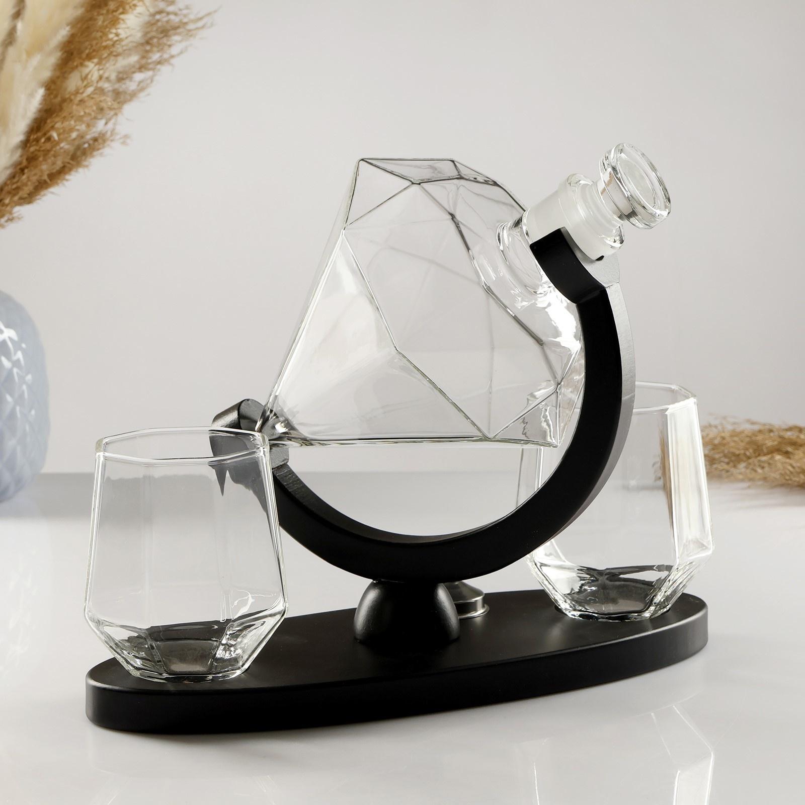 Мини-Бар Рубин, на подставке, на 2 персоны, штоф - 850 мл, бокалы - 300 мл