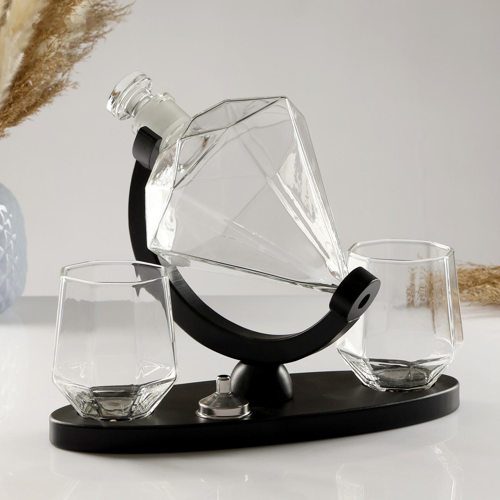 Мини-Бар Рубин, на подставке, на 2 персоны, штоф - 850 мл, бокалы - 300 мл