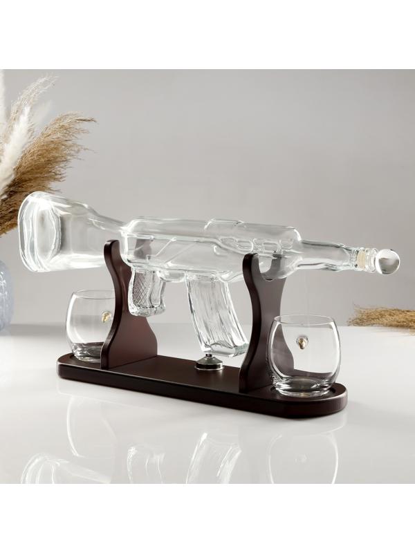 Мини-Бар Автомат, на подставке, на 2 персоны, штоф - 800 мл, бокалы 330 мл