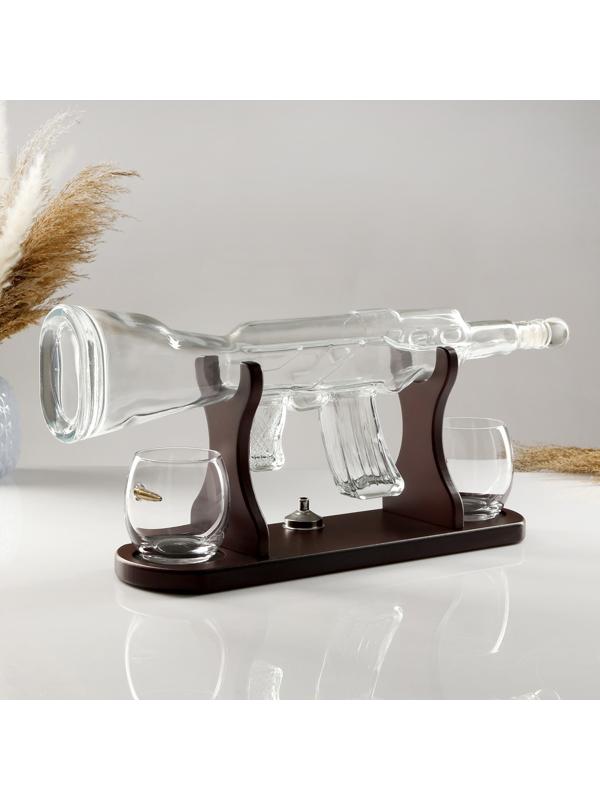 Мини-Бар Автомат, на подставке, на 2 персоны, штоф - 800 мл, бокалы 330 мл