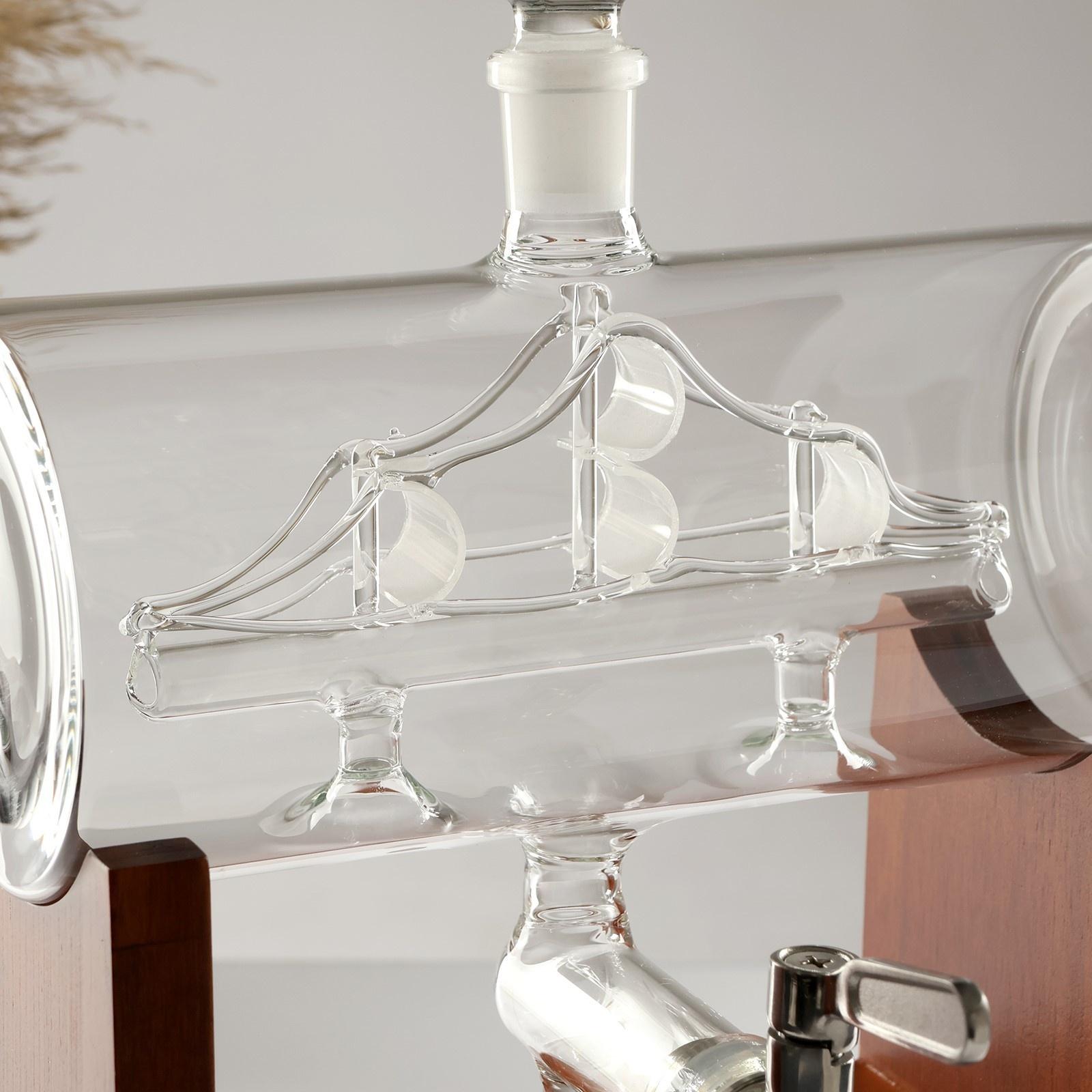 Мини-Бар Бочка, на подставке, на 2 персоны, штоф - 1300 мл, 330 мл