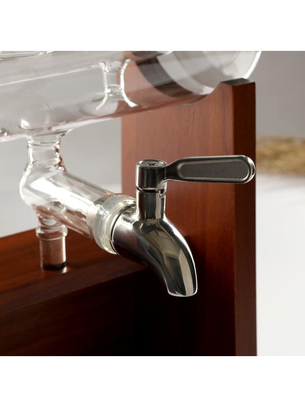 Мини-Бар Бочка, на подставке, на 2 персоны, штоф - 1300 мл, 330 мл