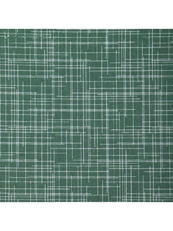 Простыня на резинке Атра 160х200х20, Контур зел бязь 120г/м, хл100%