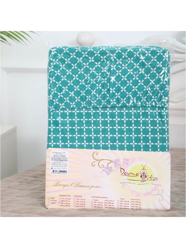 Простыня на резинке Атра 140х200х20, Вестерн мор волна бязь 120г/м, хл100%