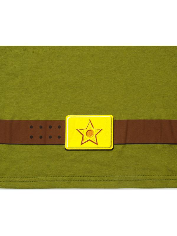 Карнавальный набор «Отважный солдат»: футболка рост 128 см, пилотка р. 54–56