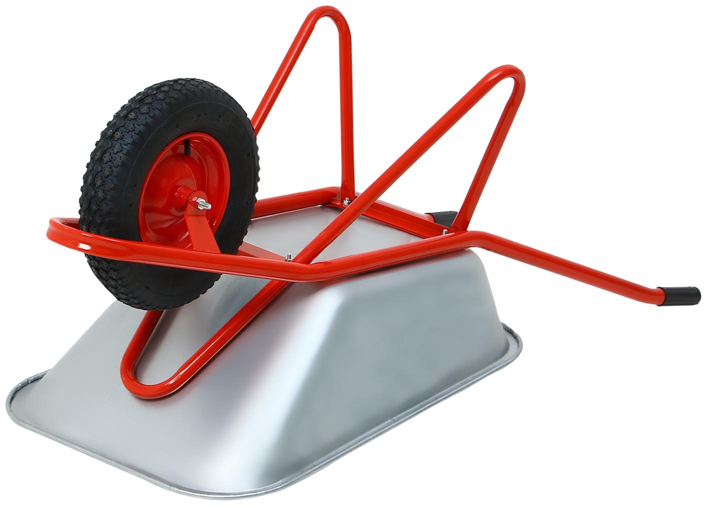 Тачка строительная  110л/200кг усил 1 пневмокол 4.00-8 оц кузов 0,8 мм