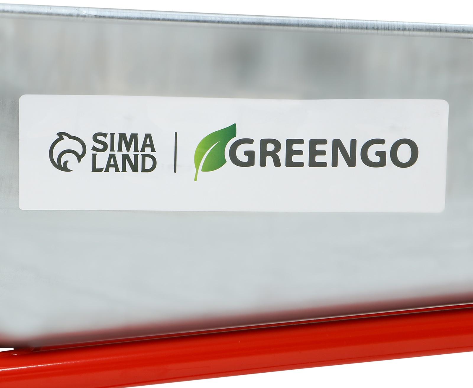 Тачка строительная  110л/200кг усил 1 пневмокол 4.00-8 оц кузов 0,8 мм