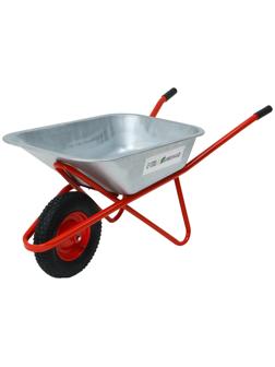 Тачка строительная  110л/200кг усил 1 пневмокол 4.00-8 оц кузов 0,8 мм