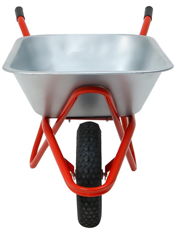 Тачка строительная  110л/200кг усил 1 пневмокол 4.00-8 оц кузов 0,8 мм