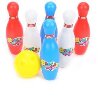 Игра напольная: Боулинг для детей; кегли 6 шт., шар 1 шт.