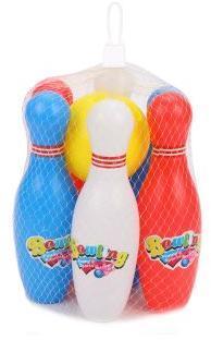 Игра напольная: Боулинг для детей; кегли 6 шт., шар 1 шт.