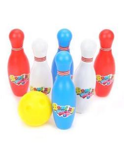 Игра напольная: Боулинг для детей; кегли 6 шт., шар 1 шт.