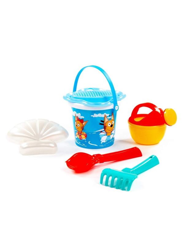 Набор для песка 2 Три кота и море приключений (6 предметов), в ассорт.