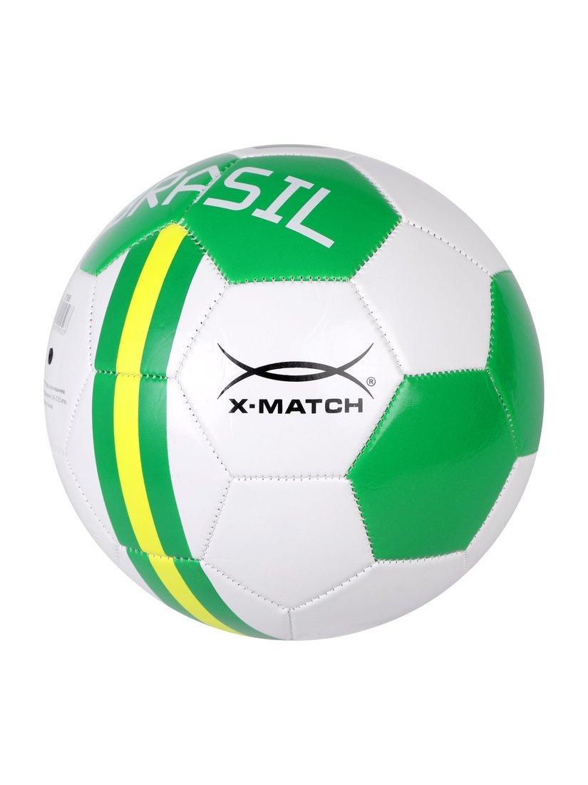 Мяч футбольный X-Match Бразилия, 1 слой PVC 1,6 мм. 300 г., размер 5