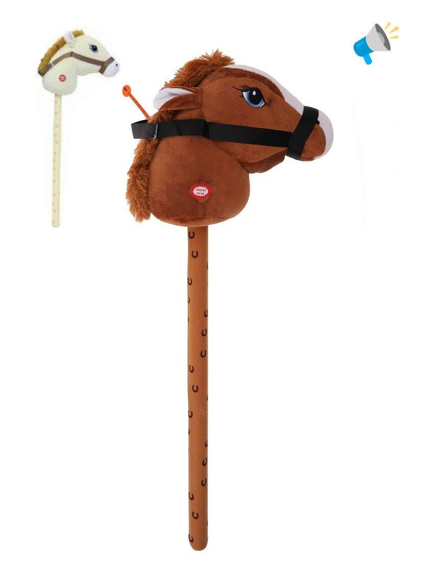 Лошадка-скакалка, 65 см., в ассорт., звук.