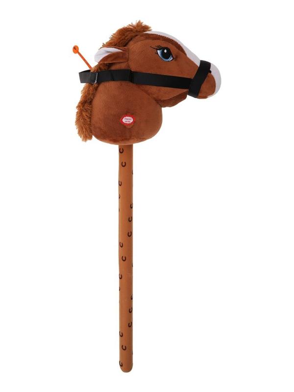 Лошадка-скакалка, 65 см., в ассорт., звук.