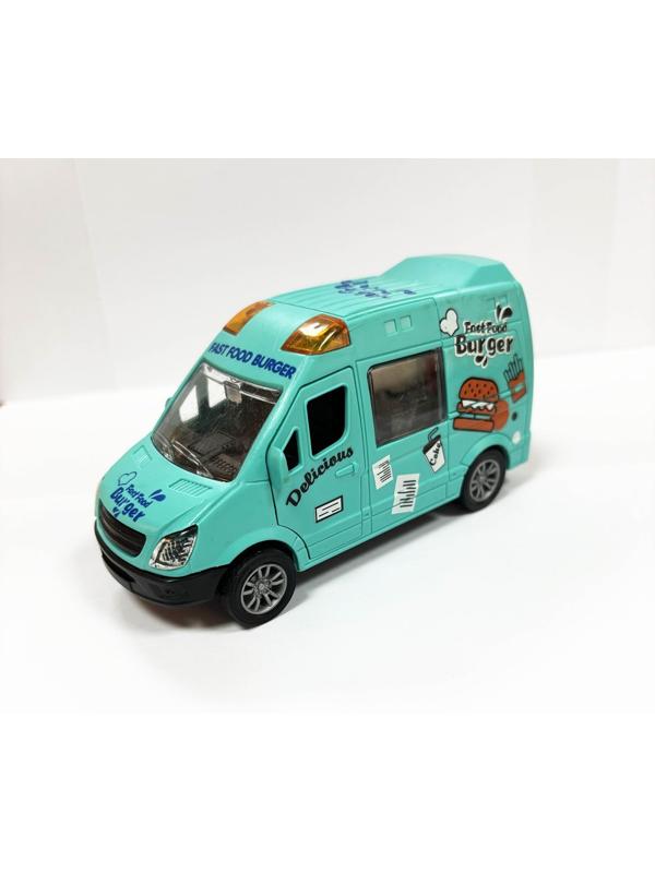 Машина инерционная, открываются двери, пакет