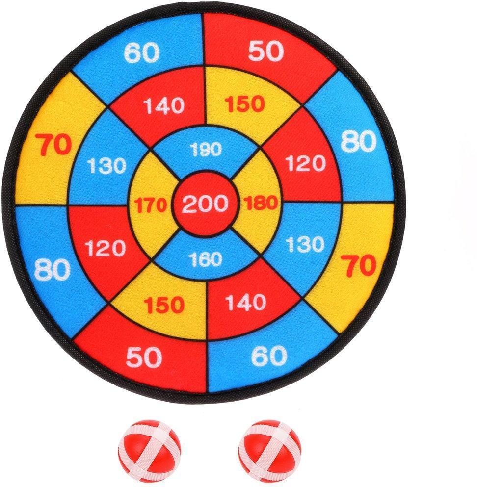 Дартс детский 28 см, 2 шарика на липучке, пакет
