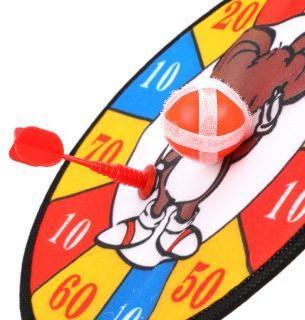 Дартс с липучкой Мышонок 25 см, 4 снаряда