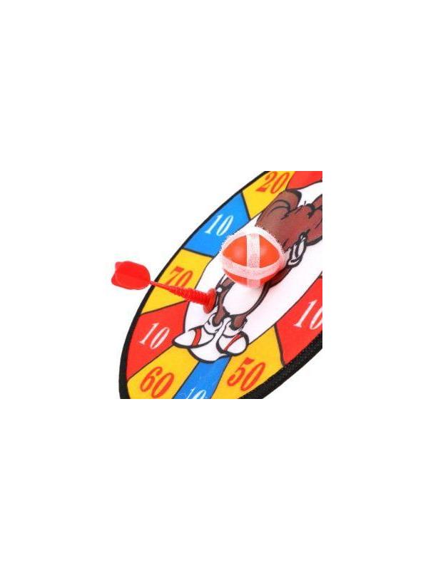 Дартс с липучкой Мышонок 25 см, 4 снаряда