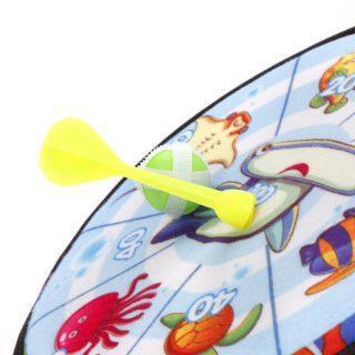 Дартс детский Океан; 28 см, дротики на липучке 2шт., шарики 2шт.