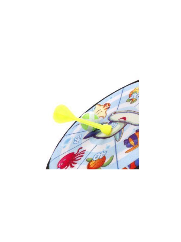 Дартс детский Океан; 28 см, дротики на липучке 2шт., шарики 2шт.