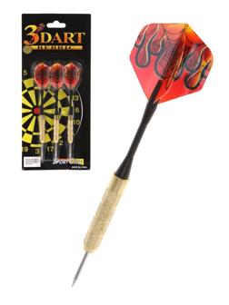 Набор дротиков 3 штуки, блистер, в ассортименте