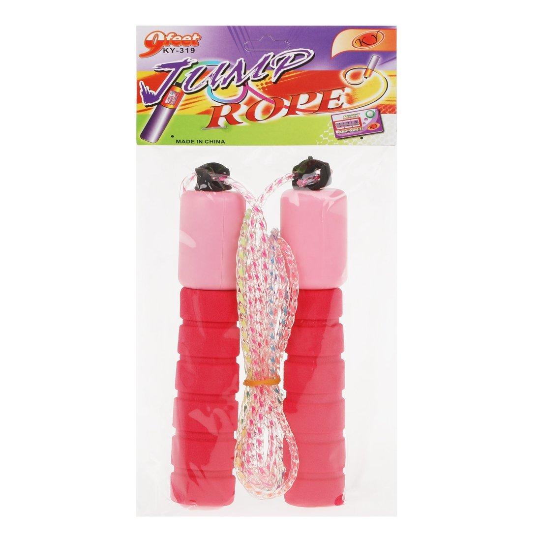 Скакалка , 2,5 м,, ручка ЭВА со счетчиком, веревка пластик, в ассорт.