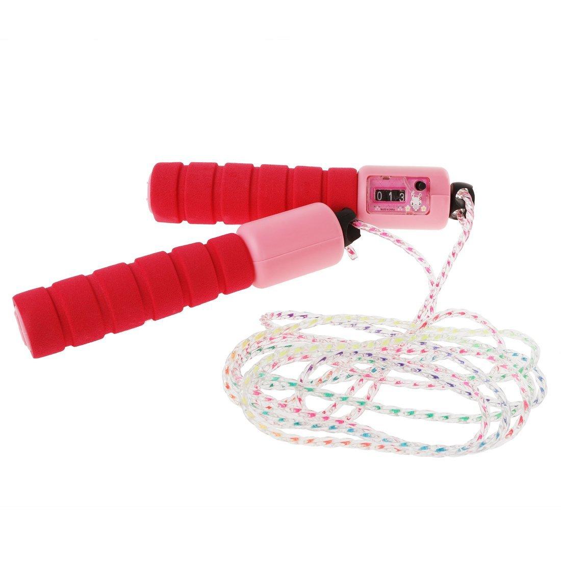 Скакалка , 2,5 м,, ручка ЭВА со счетчиком, веревка пластик, в ассорт.