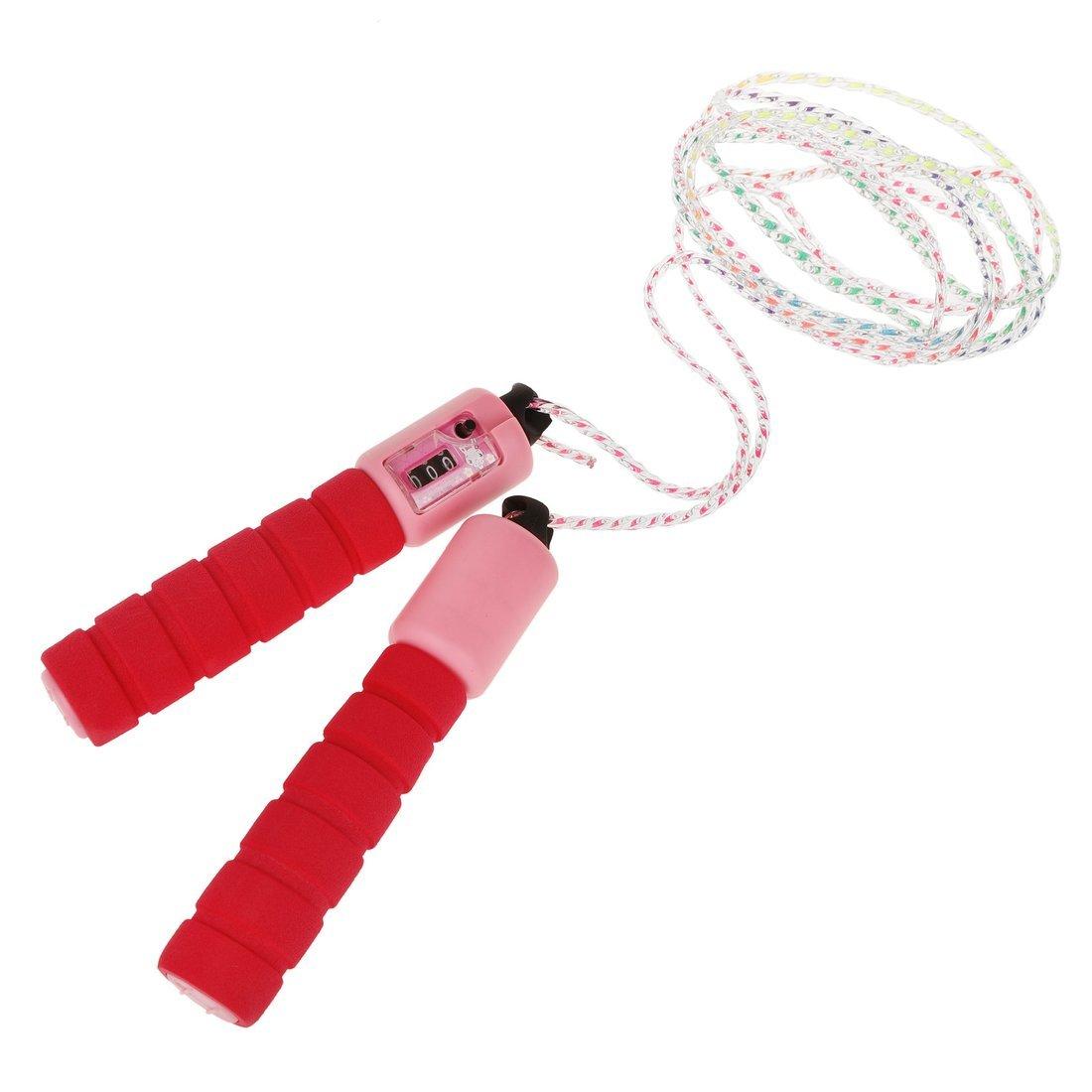 Скакалка , 2,5 м,, ручка ЭВА со счетчиком, веревка пластик, в ассорт.