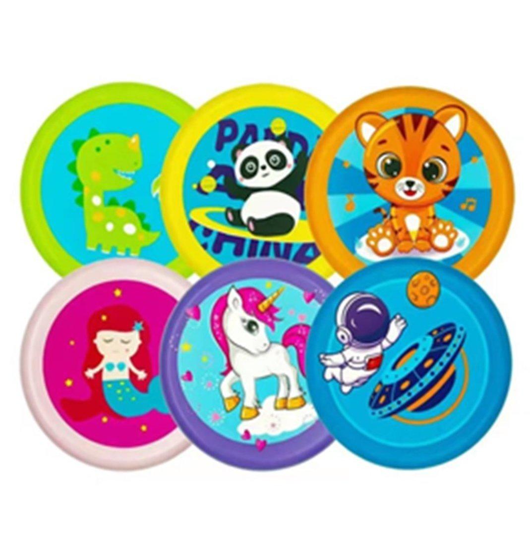 Тарелка мягкая летающая с рисунком Друзья 200 мм., 200 г., в ассорт.