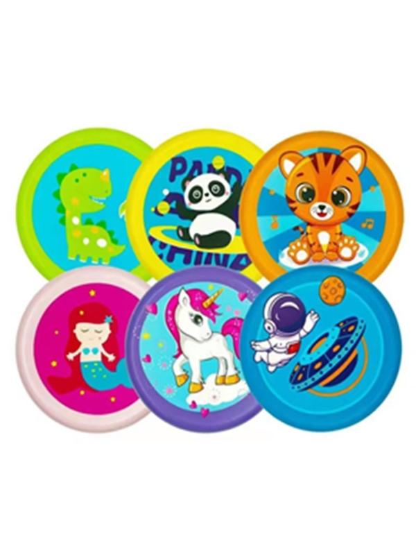 Тарелка мягкая летающая с рисунком Друзья 200 мм., 200 г., в ассорт.